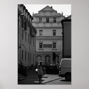 Poster Biélorussie Grodno Cityscape