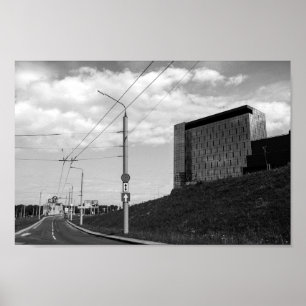 Poster Biélorussie Grodno Cityscape City View Architectur