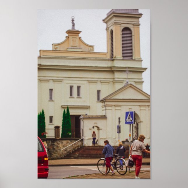 Poster Biélorussie Volkovysk Vawkavysk Architecture (Devant)