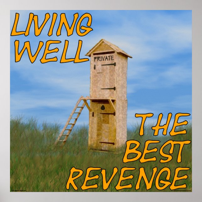 Poster Bien Vivre La Meilleure Revenge (Devant)