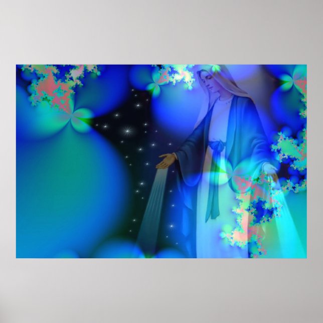 Poster Bienheureuse mère (Devant)