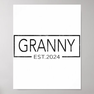 Poster Bientôt Être Granny 2024 Fête Des Mères Granny Est