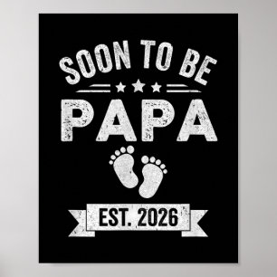 Poster Bientôt Être Papa 2026 Fête des pères Première Foi