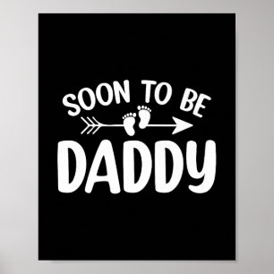 Poster Bientôt Être Papa Drôle Grossesse Faire-part
