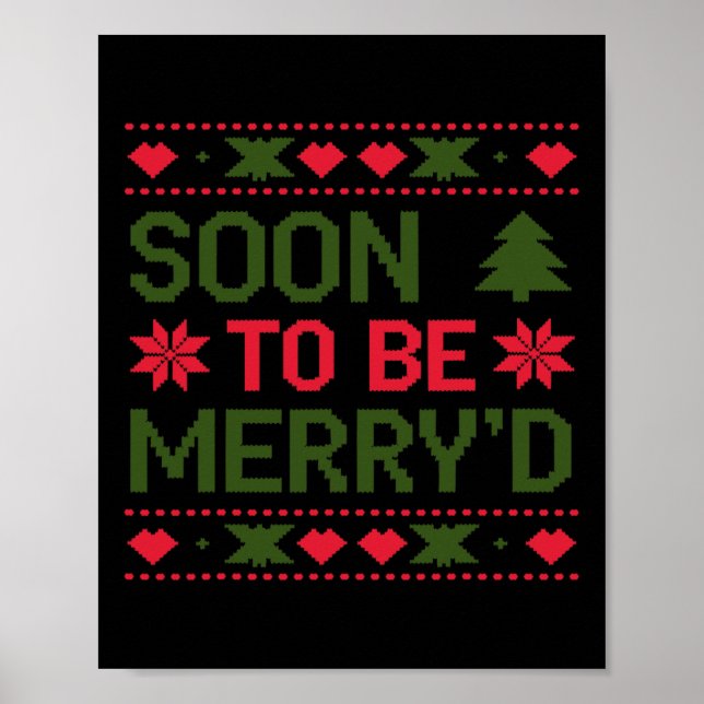 Poster Bientôt pour être Joyeux Couples Engagés Noël (Devant)