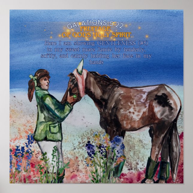 POSTER BIENVEILLANCE, DOUCEUR FRUIT DE L'ESPRIT SAINT DE  (Devant)