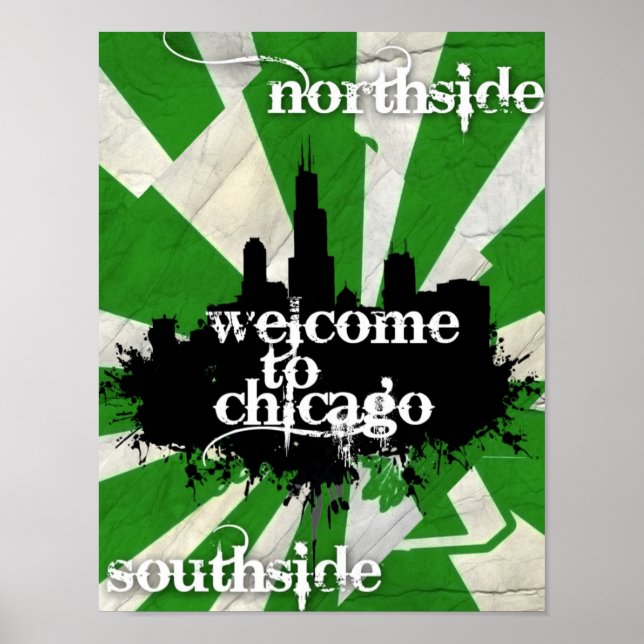 Poster Bienvenue à Chicago (Devant)