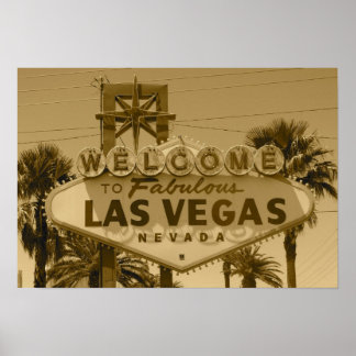 Poster Bienvenue à Fabulous Las Vegas