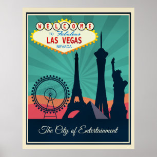Poster Bienvenue à Fabulous Las Vegas