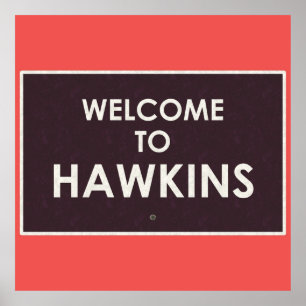 Poster Bienvenue à Hawkins