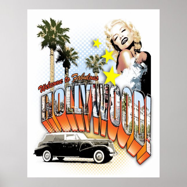 Poster bienvenue à hollywood (Devant)