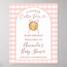 Bienvenue à la Baby Shower Cutie Pie Rose Pastel à