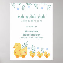 Bienvenue à la Baby Shower de Maman Canard en Caou