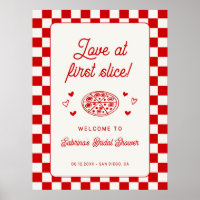Bienvenue à la Baby Shower Love at First Slice Piz