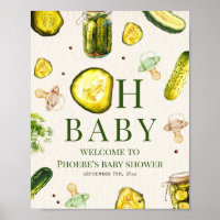 Bienvenue à la Baby Shower Neutre Pickles & Pacifi
