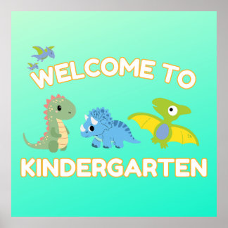 Poster Bienvenue à la maternelle