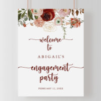 Bienvenue à la partie d'engagement Floral Rustique