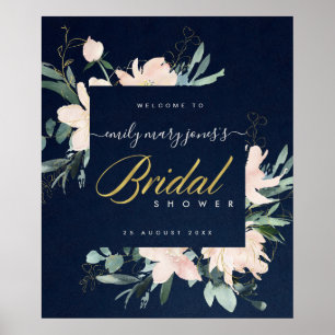 POSTER BIENVENUE À LA RÉCEPTION DE MARIAGE EN AQUERELLE F