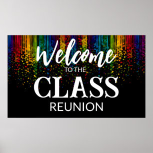 Poster bienvenue à la réunion de classe