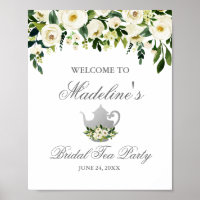 Bienvenue à la soirée thé Fête des mariées argent