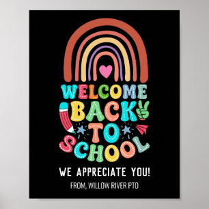 Poster Bienvenue à l'école - Bright & Fun Classroom