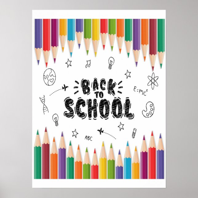Poster Bienvenue À L'École Chemise, Premier Jour De L'Éco (Devant)