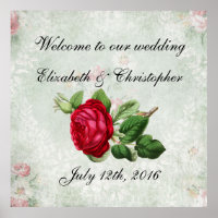 Bienvenue à notre Rose Vintage Mariage