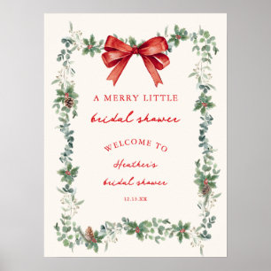 Poster Bienvenue à une joyeuse petite fête de fiançailles