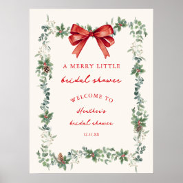 Poster Bienvenue à une joyeuse petite fête prénuptiale de