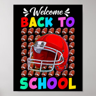Poster Bienvenue au football de rentrée scolaire Premier 