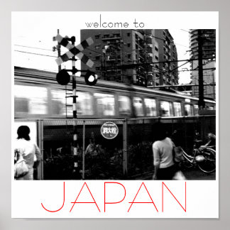 Poster bienvenue au Japon