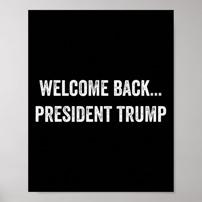 Poster Bienvenue Byck... Élection 2024 R du président amé (Devant)