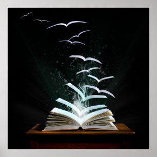 Poster Bienvenue dans le monde magique de la lecture !