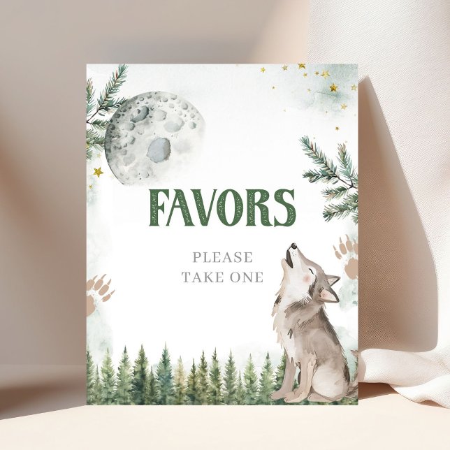 Poster Bienvenue dans le Pack Forest Wolf (Créateur téléchargé)