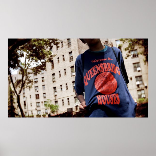 Poster Bienvenue dans les maisons de Queensbridge (Devant)