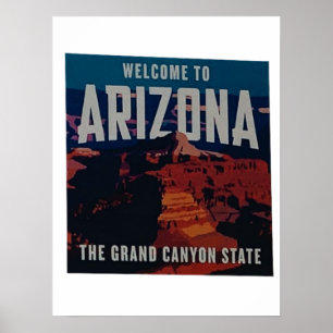 Poster bienvenue en arizona