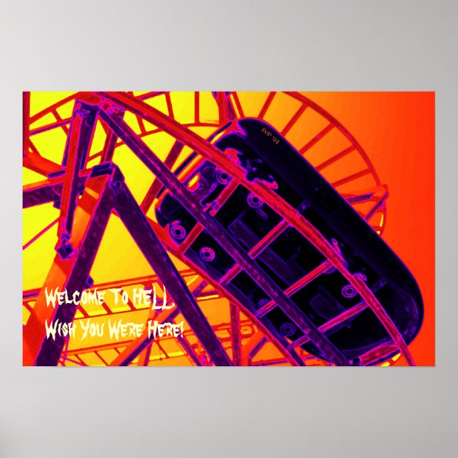 Poster - Bienvenue En Enfer. (Devant)