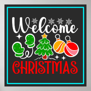 Poster Bienvenue Noël