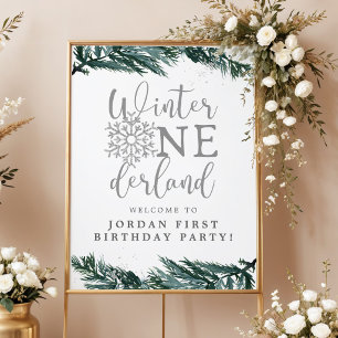Poster Bienvenue pour le 1er anniversaire de Winter Onede