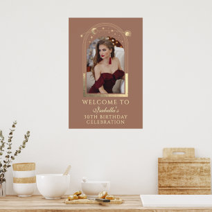 Poster Bienvenue pour les 30 ans de Celestial Mocha Gold