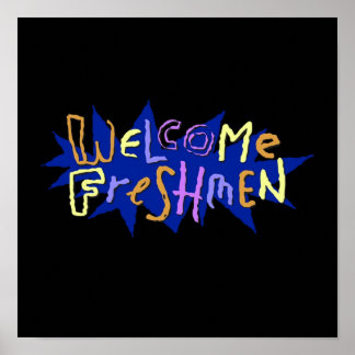 Poster Bienvenue Stickers Nickelodeon 90s Freshmen et TS