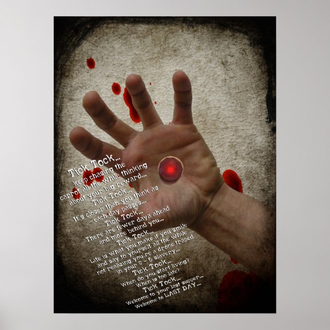 Poster Bienvenue sur l'affiche Dernier jour (Devant)