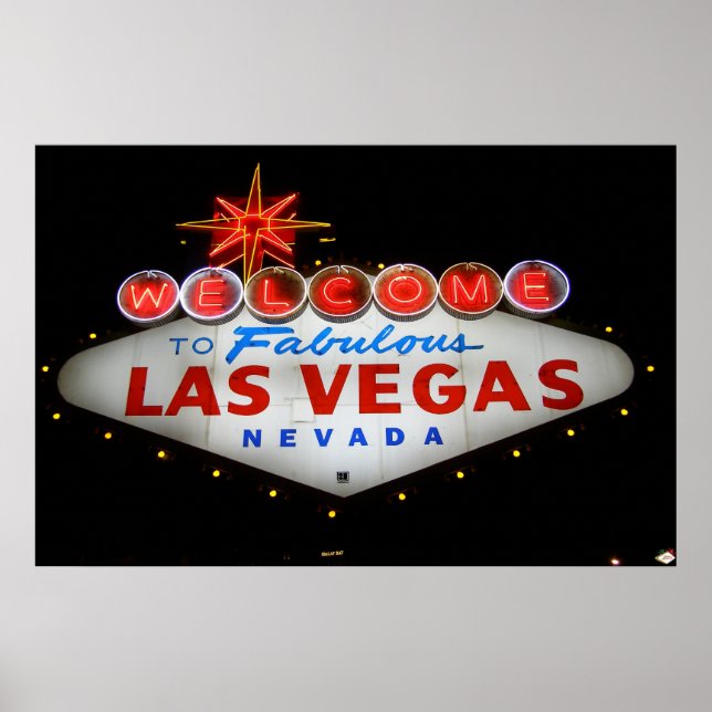Poster Bienvenue sur l'affiche Fabulous Las Vegas (Devant)