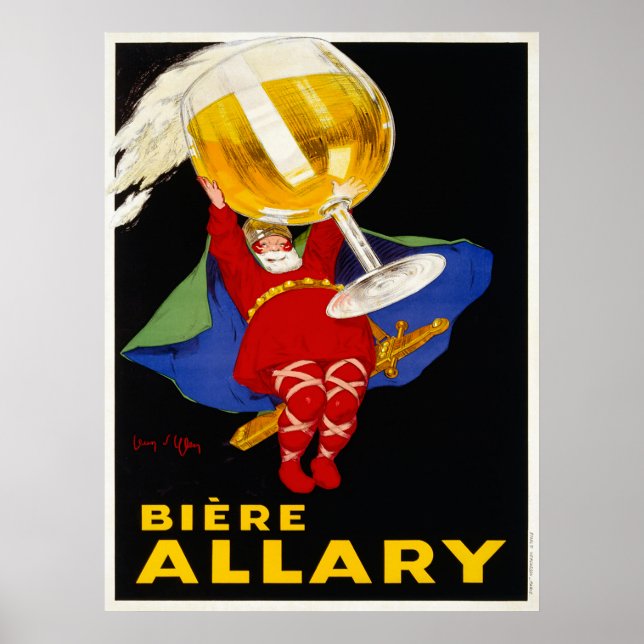Poster Biere Allary by Jean D'ylen - Vintage Beer Advert (Devant)