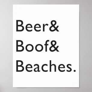 Poster Bière Et Boof Et Plages Brett Kavanaugh Ampersan