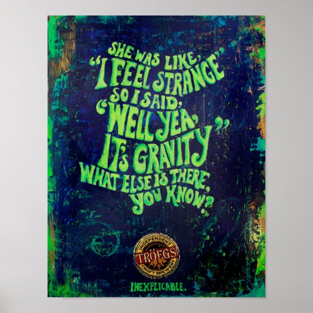 Poster Bière vintage (Devant)