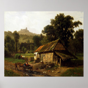 Poster Bierstadt - Dans Les contreforts