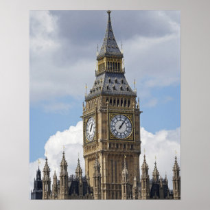 Poster Big Ben et Houses of Parliament, Londres,
