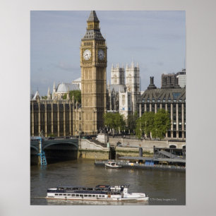 Poster Big Ben et la Tamise