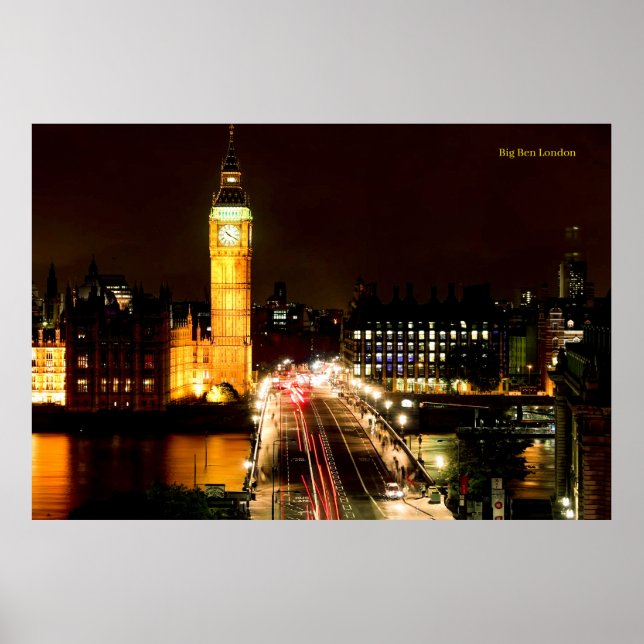 Poster Big Ben London (Devant)